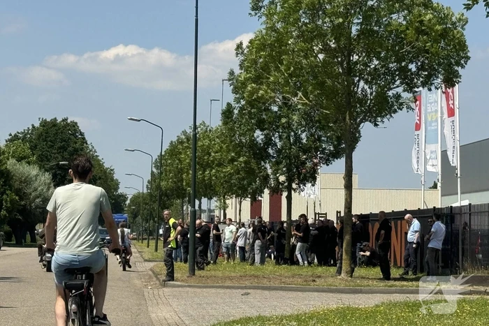 Fabriek ontruimd vanwege brand