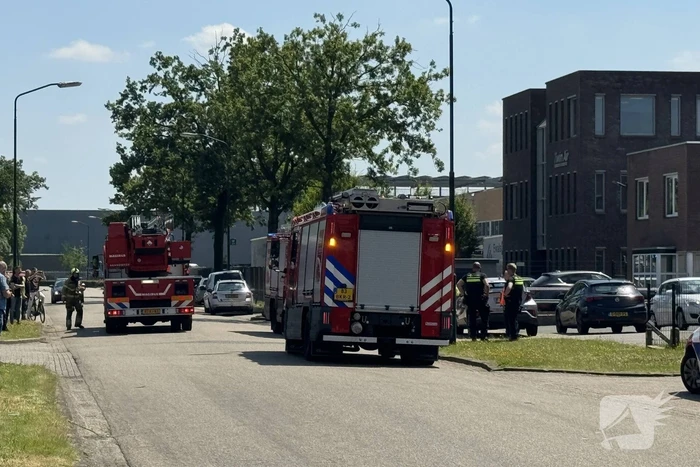 Fabriek ontruimd vanwege brand