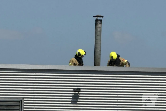 Fabriek ontruimd vanwege brand