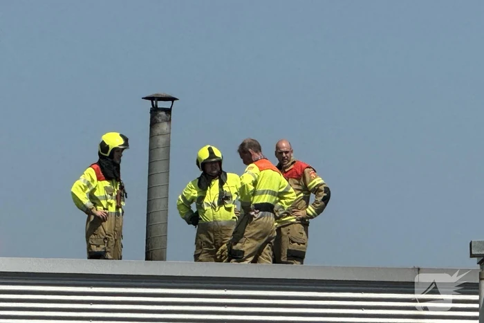Fabriek ontruimd vanwege brand
