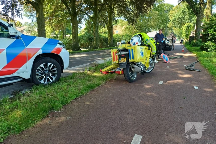 Veel schade bij eenzijdig ongeval