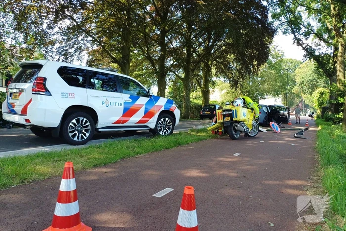 Veel schade bij eenzijdig ongeval