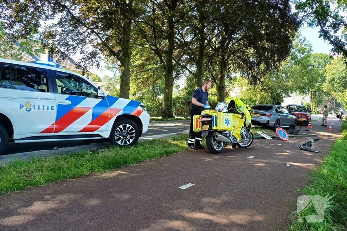Veel schade bij eenzijdig ongeval