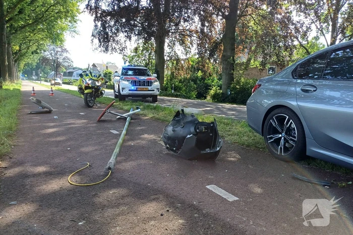 Veel schade bij eenzijdig ongeval