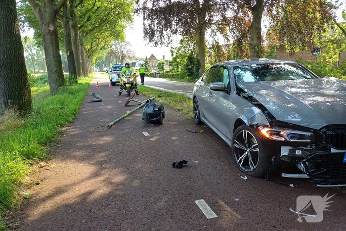 Veel schade bij eenzijdig ongeval