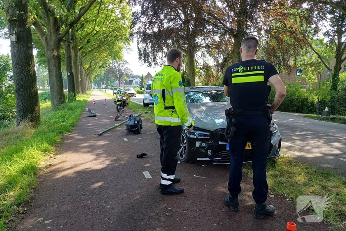Veel schade bij eenzijdig ongeval