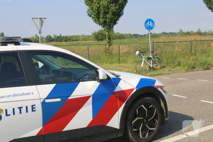 Wielrenner geschept door automobilist