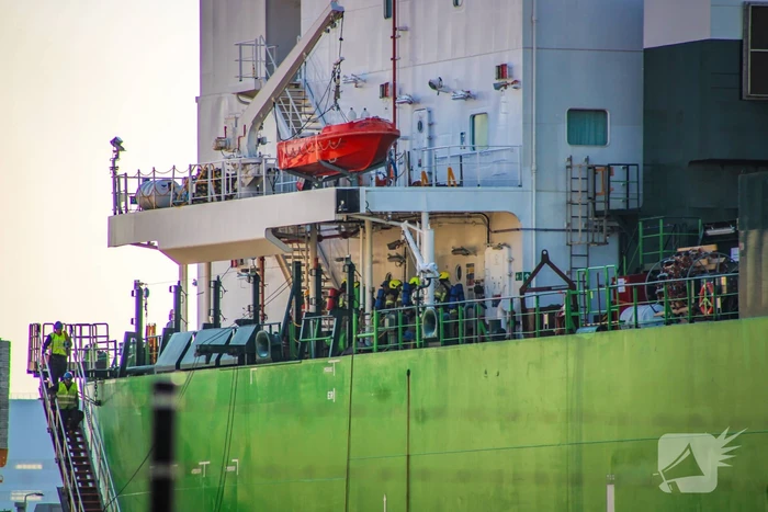 Scheepsbrand snel onder controle