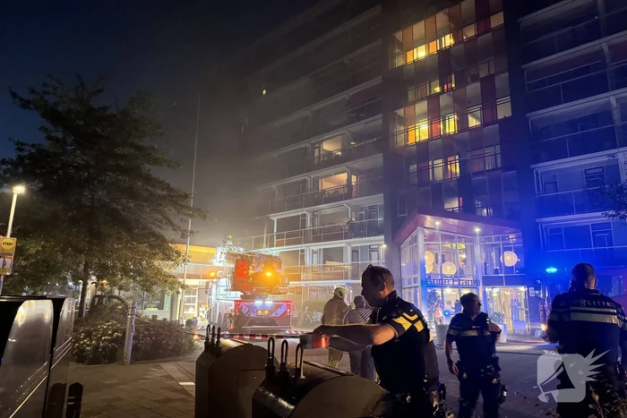 Zeer grote brand in appartementencomplex