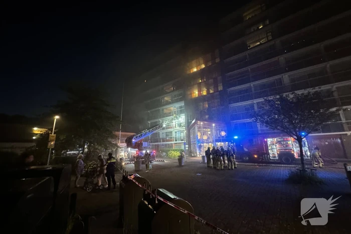 Zeer grote brand in appartementencomplex