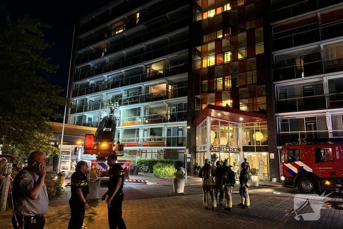 Zeer grote brand in appartementencomplex