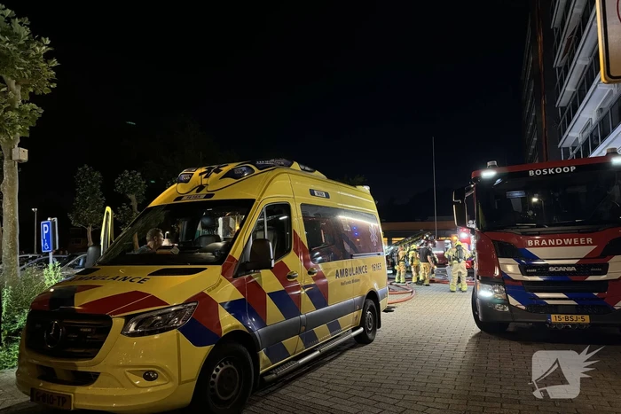 Zeer grote brand in appartementencomplex