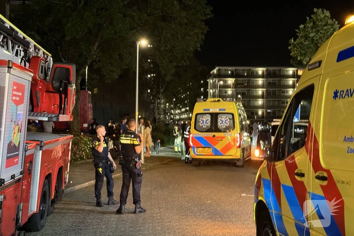 Zeer grote brand in appartementencomplex