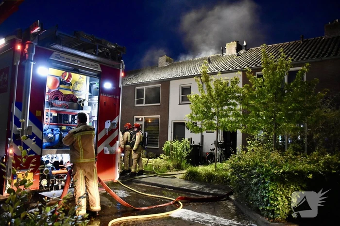 Twee gewonden bij grote brand