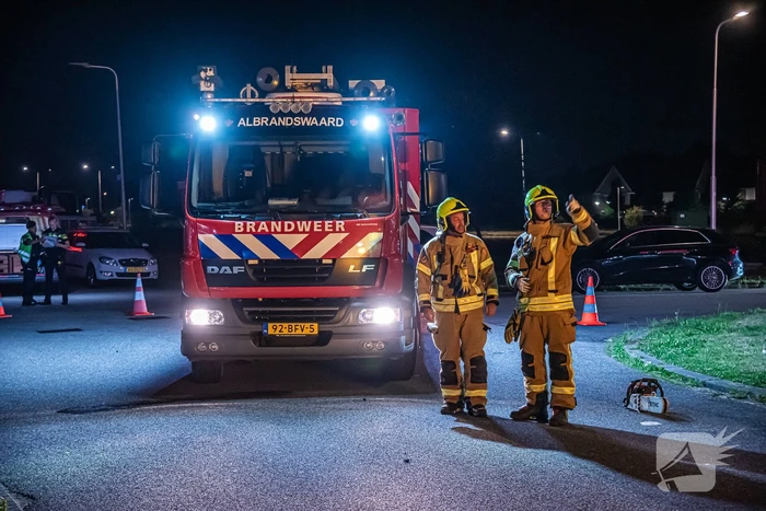 Flinke rookontwikkeling bij brand in garagebedrijf