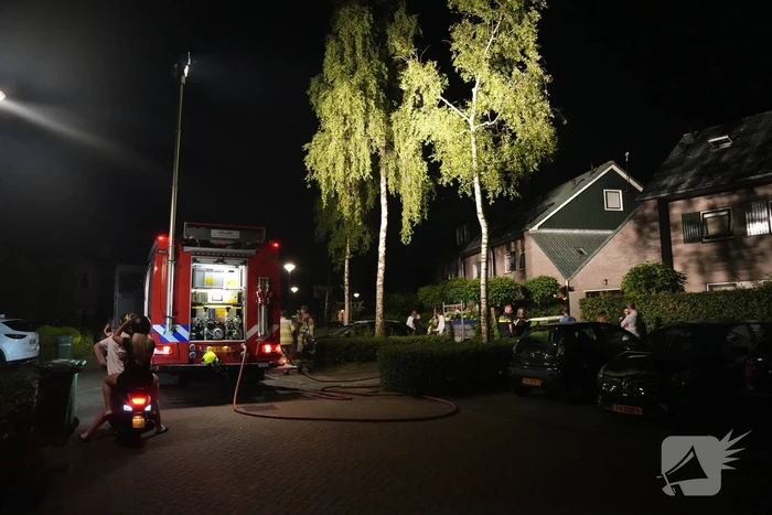 Nachtelijke brand in schuur naast woning