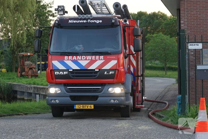 Brandweer druk met brand in meerdere hooibalen