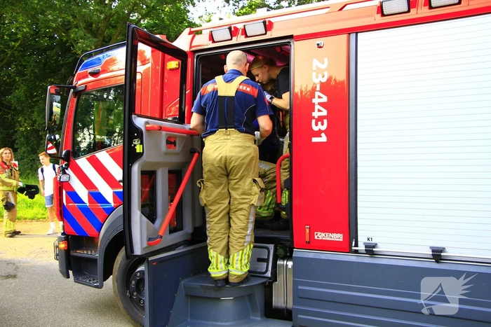 Brandweer redt ree en laat hem elder vrij