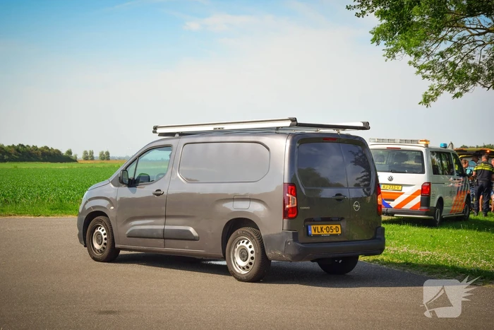 Fietser gewond bij ongeval met bestelbus