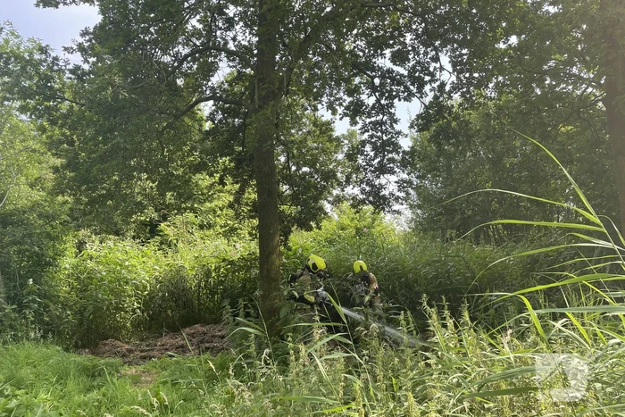 Buitenbrand snel onder controle