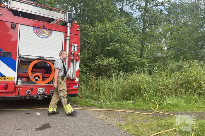 Buitenbrand snel onder controle