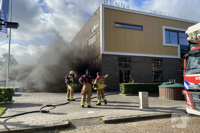 Brand bij Renn4 school