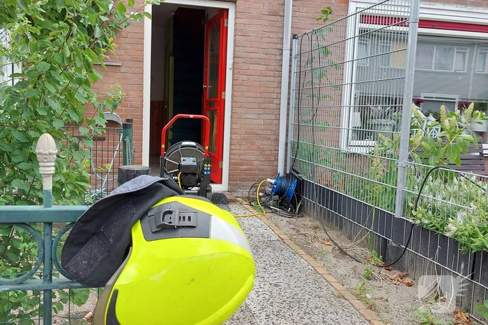 Brand in keuken van woning