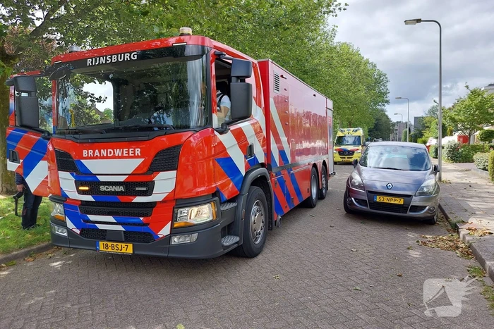 Brand in keuken van woning