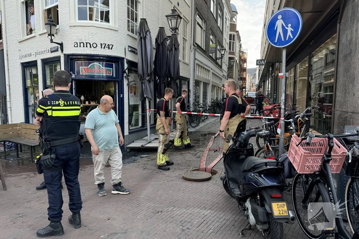 Flinke wateroverlast in winkelpand