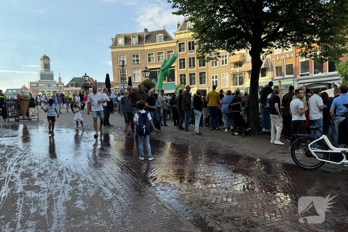 Flinke wateroverlast in winkelpand