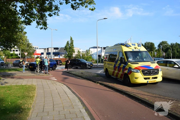 Botsing tussen fietser en auto