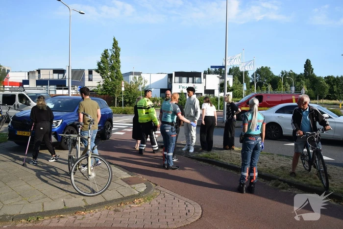 Botsing tussen fietser en auto