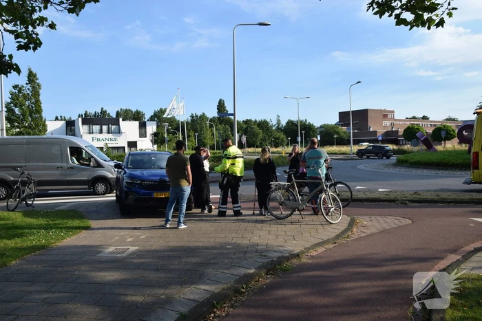 Botsing tussen fietser en auto
