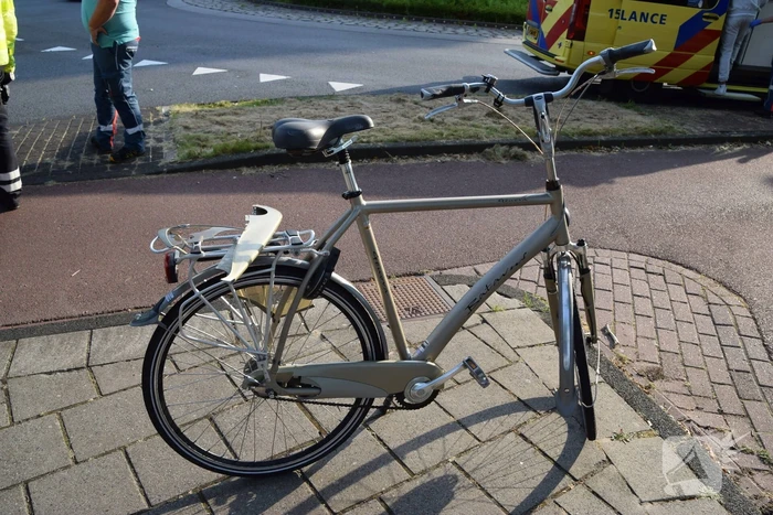 Botsing tussen fietser en auto