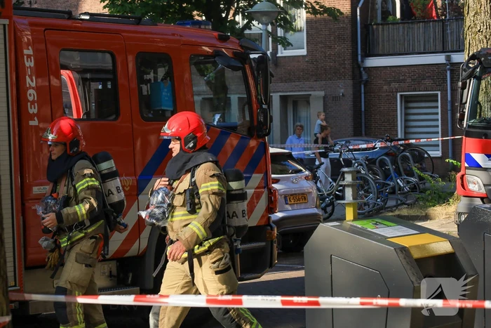 Brand op zolder van woning