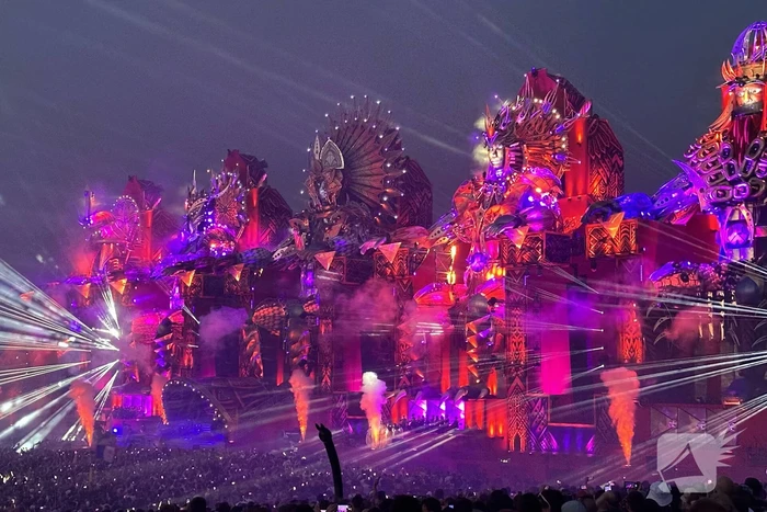 Forse brand op mainstage Defqon 1 festival