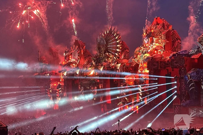 Forse brand op mainstage Defqon 1 festival