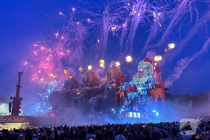 Forse brand op mainstage Defqon 1 festival