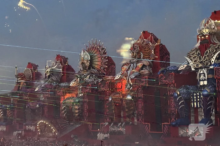 Forse brand op mainstage Defqon 1 festival