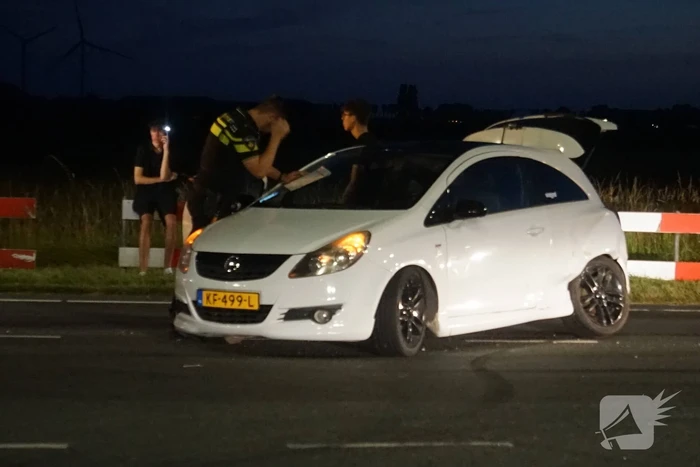 Botsing tussen twee auto's