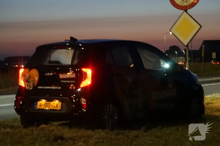 Botsing tussen twee auto's
