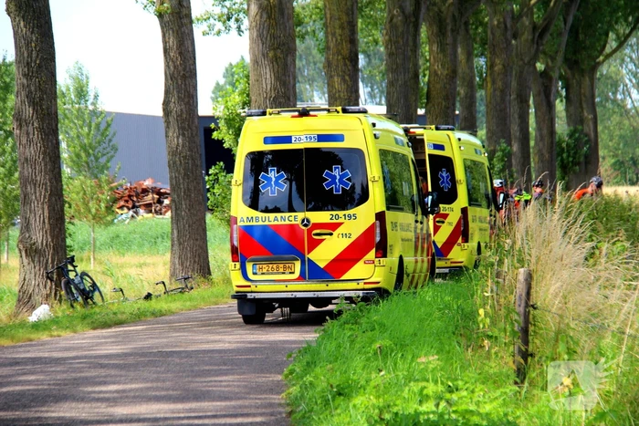 Wielrenners gewond na valpartij