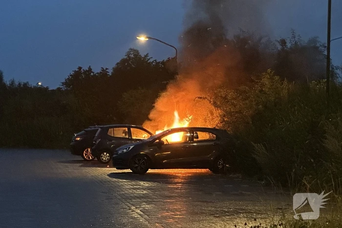 Flinke schade na autobrand