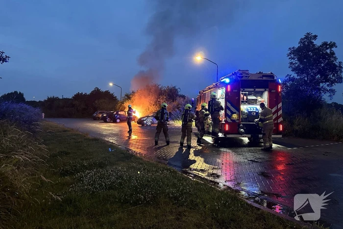 Flinke schade na autobrand