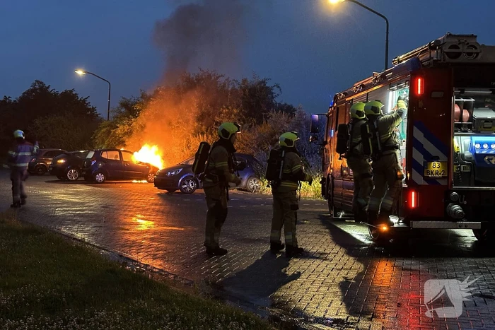 Flinke schade na autobrand