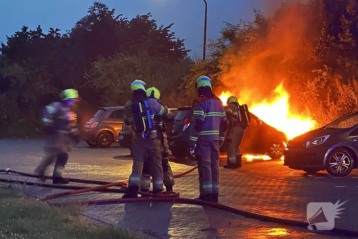 Flinke schade na autobrand