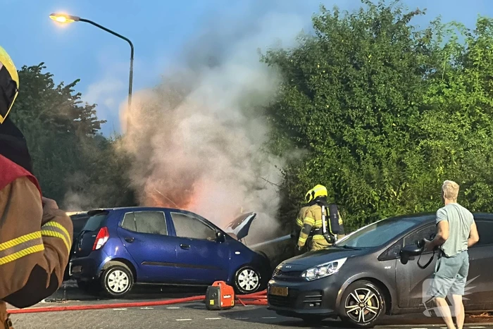 Flinke schade na autobrand