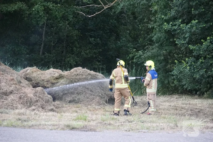 Broeibrand in hooibalen