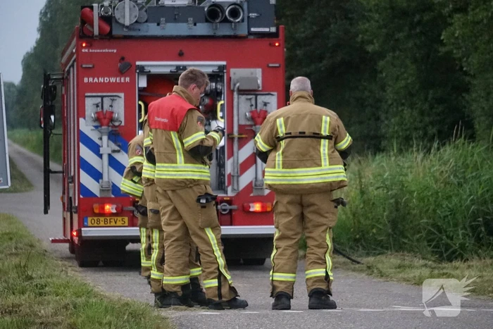 Broeibrand in hooibalen
