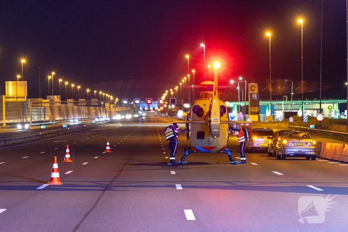 Aanrijding tussen een personenauto en een pijlwagen